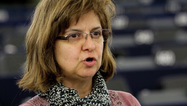 Paloma López, eurodiputada por Izquierda Unida (IU) - Sputnik Mundo