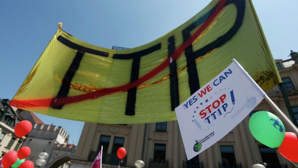 Manifestación contra TTIP - Sputnik Mundo