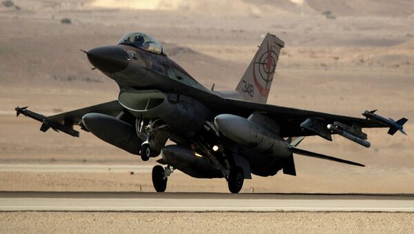 Caza F-16 de la Fuerzas Aéreas de Israel - Sputnik Mundo