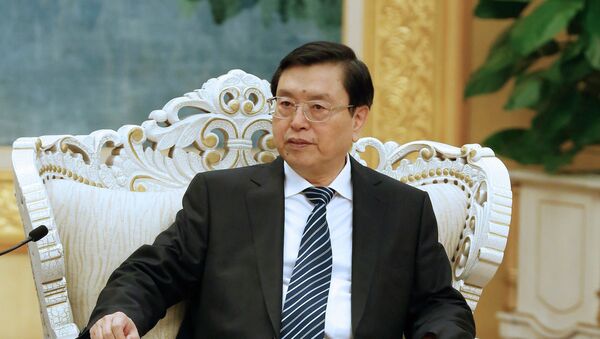 Presidente del Comité Permanente de la Asamblea Popular Nacional (APN) de China, Zhang Dejiang - Sputnik Mundo
