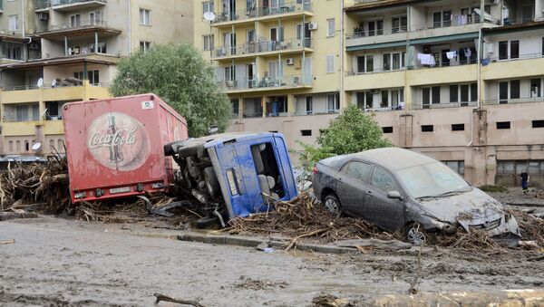 Inundación en Tiflis - Sputnik Mundo