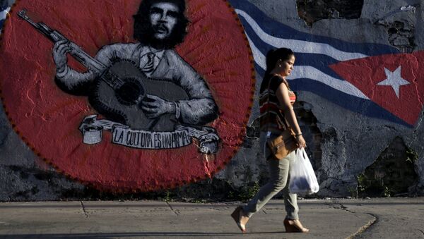 Grafiti en Cuba (archivo) - Sputnik Mundo