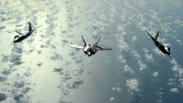 Cazas F-22 Raptor - Sputnik Mundo