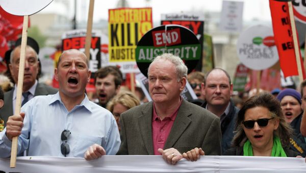 Martin McGuinness, dirigente de Sinn Fein y vice ministro principal de Irlanda del Norte - Sputnik Mundo
