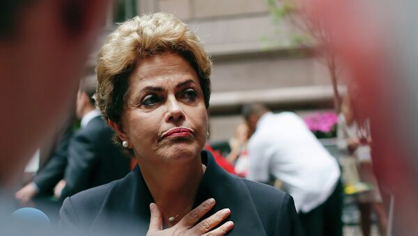 Dilma Rousseff, la presidenta de Brasil, en Nueva York - Sputnik Mundo