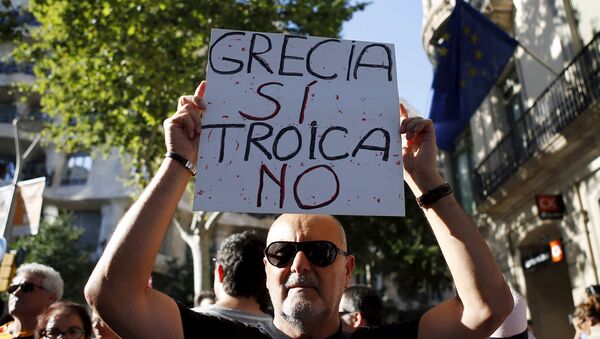 Manifestación en España - Sputnik Mundo