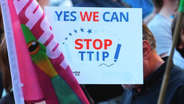 Manifestación contra TTIP (Archivo) - Sputnik Mundo
