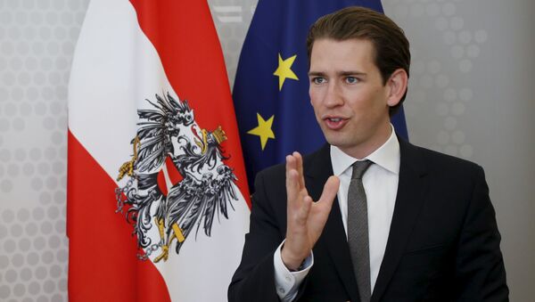 Austrian Foreign Minister Sebastian Kurz - Sputnik Mundo