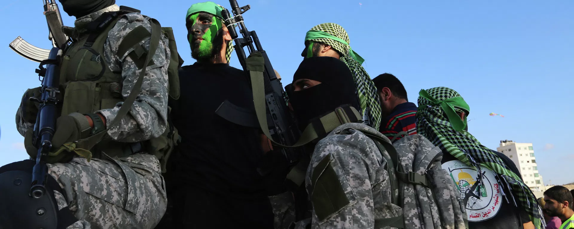 Militantes de Hamás en Gaza - Sputnik Mundo, 1920, 08.10.2023
