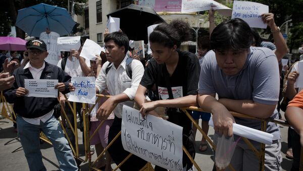 Inteligencia tailandesa sospecha que EEUU apoyó protestas estudiantiles - Sputnik Mundo