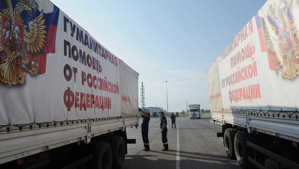 Convoy humanitario para Donbás - Sputnik Mundo