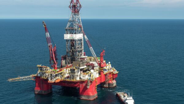 Plataforma petrolífera de Pemex en Golfo de México - Sputnik Mundo