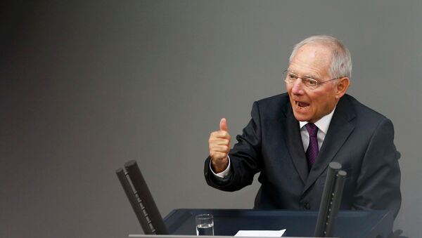 Wolfgang Schäuble, ministro de Finanzas de Alemania - Sputnik Mundo