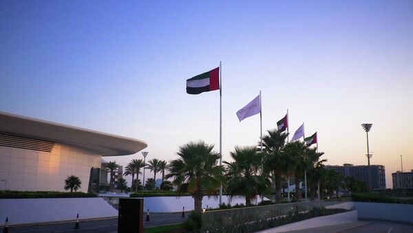 Banderas de Emiratos Árabes - Sputnik Mundo