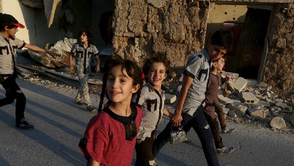 Niños sirios - Sputnik Mundo