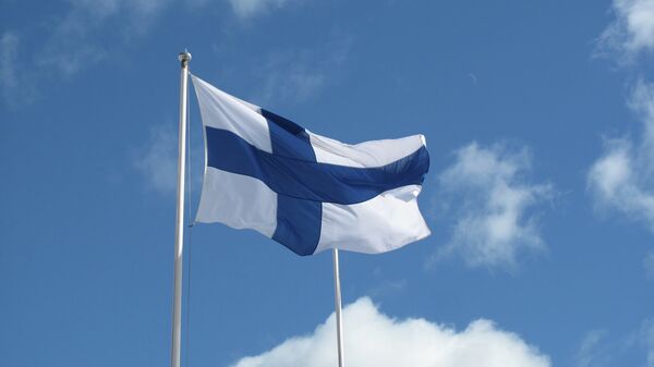 Bandera de Finlandia (archivo) - Sputnik Mundo