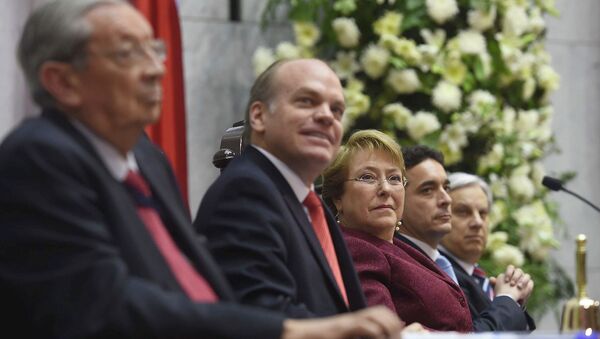 La presidenta de Chile Michelle Bachelet asistió a la Cuenta Pública de la gestión del Congreso Nacional - Sputnik Mundo