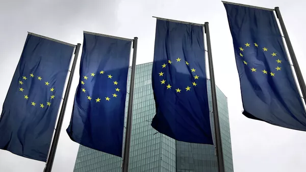 Banderas de la Unión Europea - Sputnik Mundo