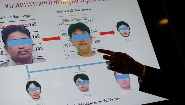 Sospechosos de la trata de personas en Tailandia, el 1 de julio, 2015 - Sputnik Mundo