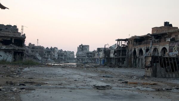Edificios destruidos en Libia - Sputnik Mundo