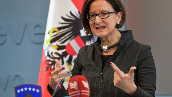 Johanna Mikl-Leitner, ministro del Interior de Austria - Sputnik Mundo