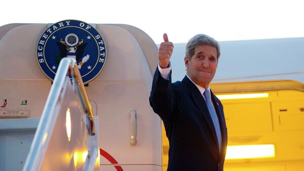 John Kerry, Secretario de Estado de EEUU, antes del viajar a Cuba, el 14 de agostio, 2015 - Sputnik Mundo