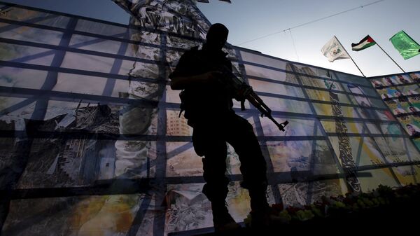 Militante palestino de Hamás en Gaza - Sputnik Mundo