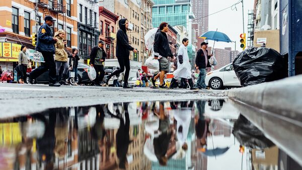 Gente en las calles de Nueva York - Sputnik Mundo