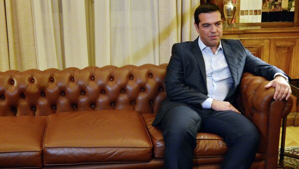 Alexis Tsipras, líder de Syriza - Sputnik Mundo