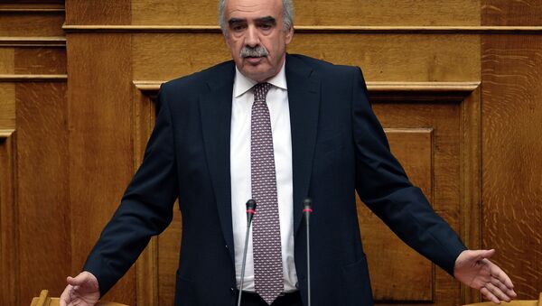 Vangelis Meimarakis, líder del partido Nueva Democracia - Sputnik Mundo