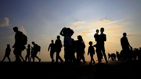Refugiados sirios en la isla griega de Kos - Sputnik Mundo