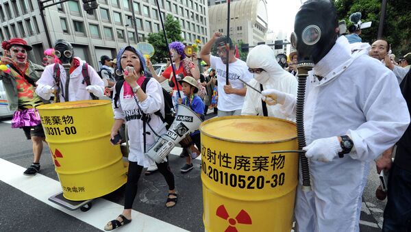 Protestas contra el uso de la energía nuclear en Japón (archivo) - Sputnik Mundo