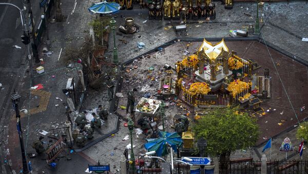 Lugar del atentado en el centro de Bangkok - Sputnik Mundo
