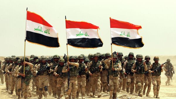 Ejército iraquí durante ejercicios militares - Sputnik Mundo