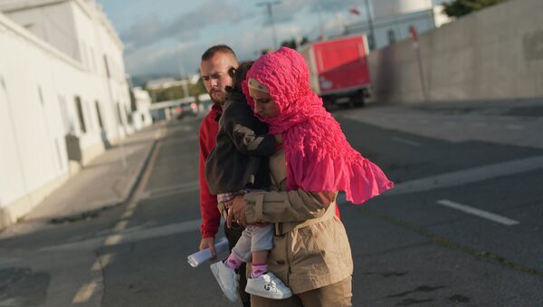 Refugiados sirios en Málaga - Sputnik Mundo