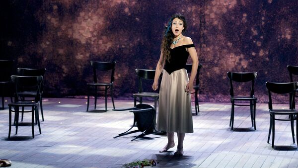 Irina Lungu interpreta el papel de Violetta en la ópera La Traviata (archivo) - Sputnik Mundo