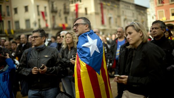 Celebración del Día Nacional de Cataluña, la Diada - Sputnik Mundo