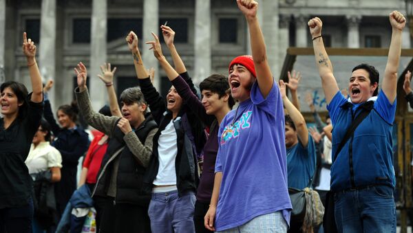 Representantes de la comunidad LGBTI, Argentina - Sputnik Mundo