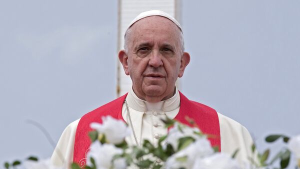 Papa Francisco en Loma de la Cruz en la ciudad de Holguín, Cuba - Sputnik Mundo