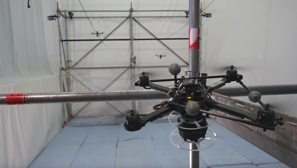 Cómo construir con drones un puente de cuerdas - Sputnik Mundo