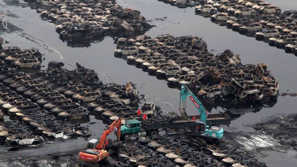 Agua contaminada en Tianjin - Sputnik Mundo