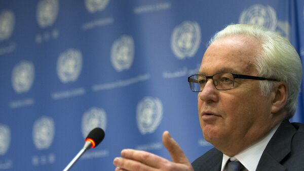 Vitali Churkin, embajador de Rusia ante ONU - Sputnik Mundo
