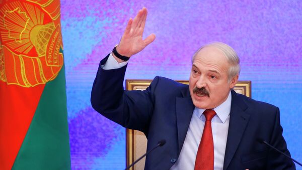 Belarusian President Alexander Lukashenko speaks during a news conference in Minsk, Belarus. File photo - Sputnik Mundo