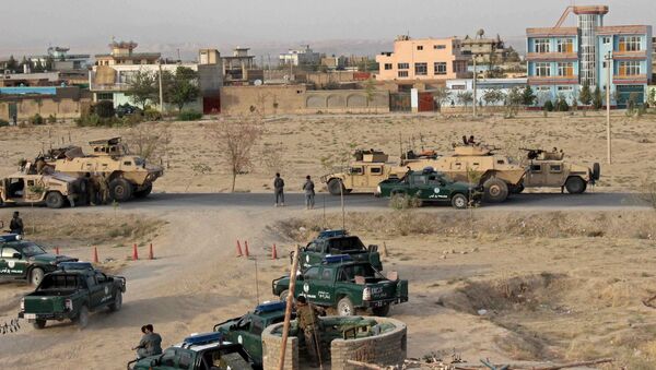 Fuerzas de seguridad afganas en la ciudad de Kunduz durante enfrentamientos con Talibán - Sputnik Mundo