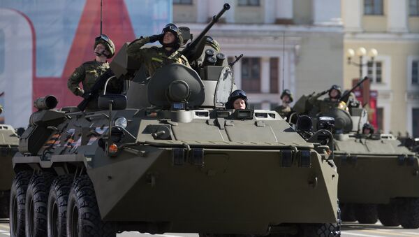 BTR-82A, vehículo blinadado del Ejército de Rusia - Sputnik Mundo