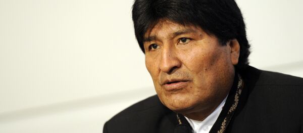 Evo Morales, presidente de Bolivia Evo Morales, presidente de Bolivia - Sputnik Mundo