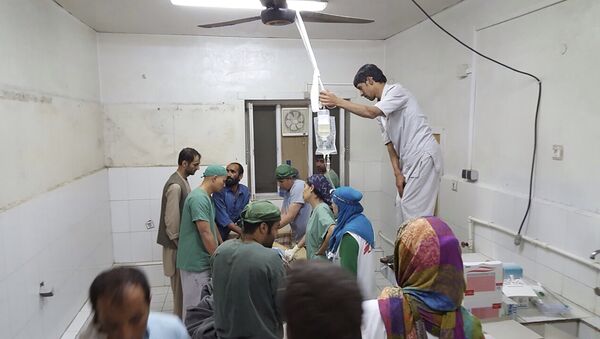Hospital de Médicos Sin Fronteras después del ataque, el 3 de octubre, 2015 - Sputnik Mundo