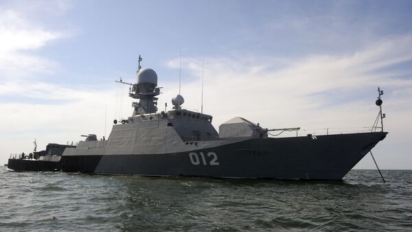 Un buque de Flotilla del Caspio rusa - Sputnik Mundo