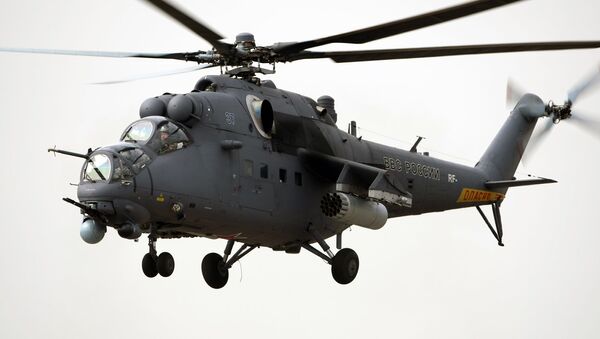 Helicóptero de combate Mi-35M (archivo) - Sputnik Mundo