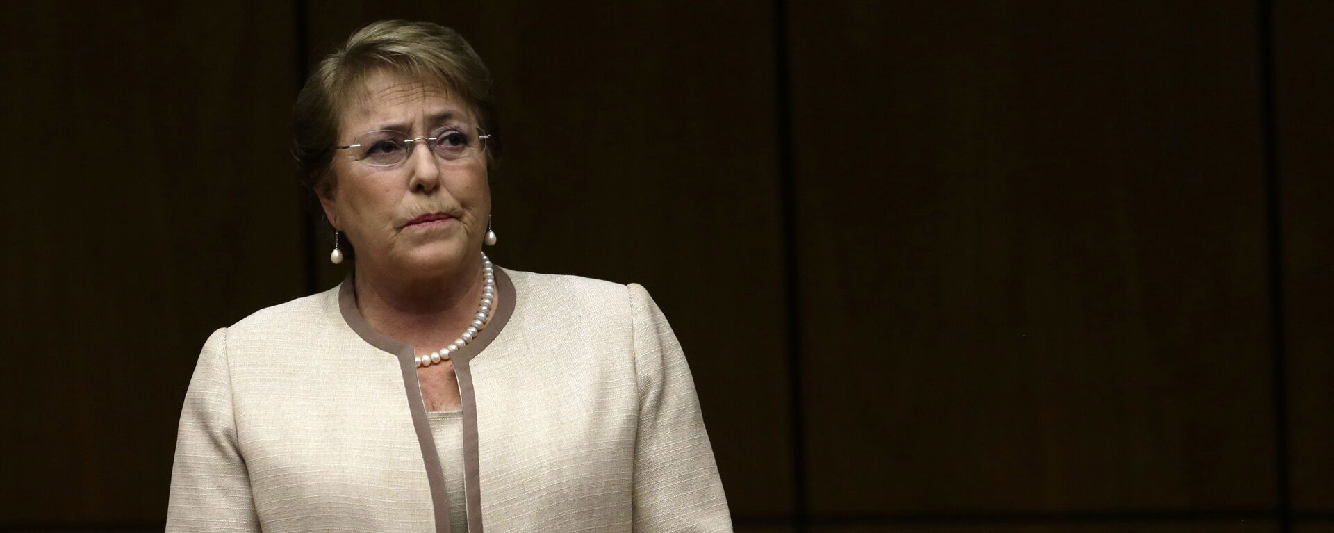 In this Aug. 21, 2015, file photo, Chile's President Michelle Bachelet attends a congressional session, during her official visit, in Asuncion, Paraguay - Sputnik Mundo, 1920, 10.05.2021